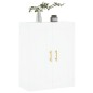 vidaXL Mobile a Parete Bianco 69,5x34,90 cm in Legno Multistrato vidaXL Mobile a Parete Bianco 69,5x34,90 cm in Legno Multistrato