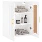 vidaXL Mobile a Parete Bianco 69,5x34,90 cm in Legno Multistrato vidaXL Mobile a Parete Bianco 69,5x34,90 cm in Legno Multistrato