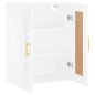 vidaXL Mobile a Parete Bianco 69,5x34,90 cm in Legno Multistrato vidaXL Mobile a Parete Bianco 69,5x34,90 cm in Legno Multistrato