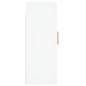vidaXL Mobile a Parete Bianco 69,5x34,90 cm in Legno Multistrato vidaXL Mobile a Parete Bianco 69,5x34,90 cm in Legno Multistrato
