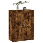 vidaXL Mobile a Parete Rovere Fumo 69,5x34x90 cm in Legno Multistrato vidaXL Mobile a Parete Rovere Fumo 69,5x34x90 cm in Legno Multistrato