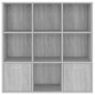Libreria Grigio Sonoma 98x30x98 cm Libreria Grigio Sonoma 98x30x98 cm