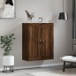 vidaXL Mobile a Parete Rovere Marrone 69,5x34x90 cm Legno Multistrato vidaXL Mobile a Parete Rovere Marrone 69,5x34x90 cm Legno Multistrato