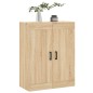 vidaXL Mobile a Parete Rovere Sonoma 69,5x34x90 cm Legno Multistrato vidaXL Mobile a Parete Rovere Sonoma 69,5x34x90 cm Legno Multistrato