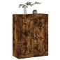 vidaXL Mobile a Parete Rovere Fumo 69,5x34x90 cm in Legno Multistrato vidaXL Mobile a Parete Rovere Fumo 69,5x34x90 cm in Legno Multistrato