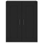 vidaXL Mobile a Parete Nero 69,5x34,90 cm in Legno Multistrato vidaXL Mobile a Parete Nero 69,5x34,90 cm in Legno Multistrato