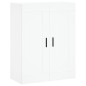 vidaXL Mobile a Parete Bianco 69,5x34,90 cm in Legno Multistrato vidaXL Mobile a Parete Bianco 69,5x34,90 cm in Legno Multistrato