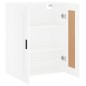 vidaXL Mobile a Parete Bianco 69,5x34,90 cm in Legno Multistrato vidaXL Mobile a Parete Bianco 69,5x34,90 cm in Legno Multistrato
