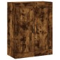 vidaXL Mobile a Parete Rovere Fumo 69,5x34x90 cm in Legno Multistrato vidaXL Mobile a Parete Rovere Fumo 69,5x34x90 cm in Legno Multistrato