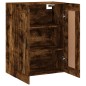 vidaXL Mobile a Parete Rovere Fumo 69,5x34x90 cm in Legno Multistrato vidaXL Mobile a Parete Rovere Fumo 69,5x34x90 cm in Legno Multistrato