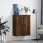 vidaXL Mobile a Parete Rovere Marrone 69,5x34x90 cm Legno Multistrato vidaXL Mobile a Parete Rovere Marrone 69,5x34x90 cm Legno Multistrato
