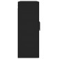 vidaXL Mobile a Parete Nero 69,5x34,90 cm in Legno Multistrato vidaXL Mobile a Parete Nero 69,5x34,90 cm in Legno Multistrato