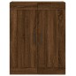 vidaXL Mobile a Parete Rovere Marrone 69,5x34x90 cm Legno Multistrato vidaXL Mobile a Parete Rovere Marrone 69,5x34x90 cm Legno Multistrato