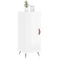 vidaXL Credenza Bianco Lucido 34,5x34x90 cm in Legno Multistrato vidaXL Credenza Bianco Lucido 34,5x34x90 cm in Legno Multistrato