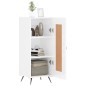 vidaXL Credenza Bianco Lucido 34,5x34x90 cm in Legno Multistrato vidaXL Credenza Bianco Lucido 34,5x34x90 cm in Legno Multistrato