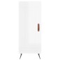 vidaXL Credenza Bianco Lucido 34,5x34x90 cm in Legno Multistrato vidaXL Credenza Bianco Lucido 34,5x34x90 cm in Legno Multistrato