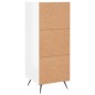 vidaXL Credenza Bianco Lucido 34,5x34x90 cm in Legno Multistrato vidaXL Credenza Bianco Lucido 34,5x34x90 cm in Legno Multistrato