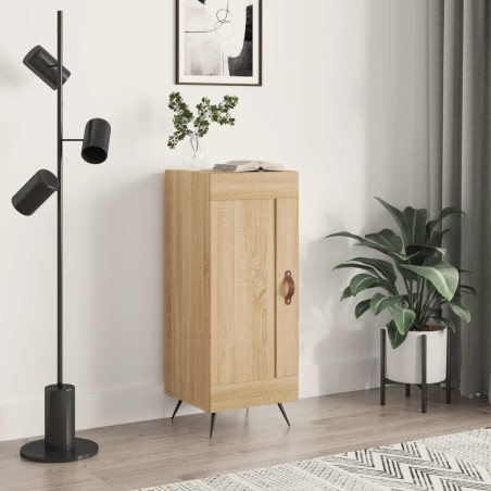 vidaXL Credenza Rovere Sonoma 34,5x34x90 cm in Legno Multistrato
