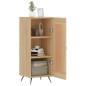 vidaXL Credenza Rovere Sonoma 34,5x34x90 cm in Legno Multistrato vidaXL Credenza Rovere Sonoma 34,5x34x90 cm in Legno Multistrato