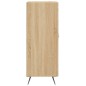 vidaXL Credenza Rovere Sonoma 34,5x34x90 cm in Legno Multistrato vidaXL Credenza Rovere Sonoma 34,5x34x90 cm in Legno Multistrato