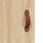 vidaXL Credenza Rovere Sonoma 34,5x34x90 cm in Legno Multistrato vidaXL Credenza Rovere Sonoma 34,5x34x90 cm in Legno Multistrato
