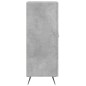 vidaXL Credenza Grigio Cemento 34,5x34x90 cm in Legno Multistrato vidaXL Credenza Grigio Cemento 34,5x34x90 cm in Legno Multistrato