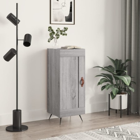 vidaXL Credenza Grigio Sonoma 34,5x34x90 cm in Legno Multistrato