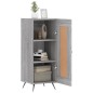 vidaXL Credenza Grigio Sonoma 34,5x34x90 cm in Legno Multistrato vidaXL Credenza Grigio Sonoma 34,5x34x90 cm in Legno Multistrato