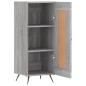 vidaXL Credenza Grigio Sonoma 34,5x34x90 cm in Legno Multistrato vidaXL Credenza Grigio Sonoma 34,5x34x90 cm in Legno Multistrato