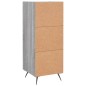 vidaXL Credenza Grigio Sonoma 34,5x34x90 cm in Legno Multistrato vidaXL Credenza Grigio Sonoma 34,5x34x90 cm in Legno Multistrato