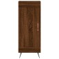 vidaXL Credenza Rovere Marrone 34,5x34x90 cm in Legno Multistrato vidaXL Credenza Rovere Marrone 34,5x34x90 cm in Legno Multistrato