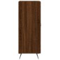 vidaXL Credenza Rovere Marrone 34,5x34x90 cm in Legno Multistrato vidaXL Credenza Rovere Marrone 34,5x34x90 cm in Legno Multistrato