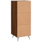 vidaXL Credenza Rovere Marrone 34,5x34x90 cm in Legno Multistrato vidaXL Credenza Rovere Marrone 34,5x34x90 cm in Legno Multistrato