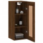 vidaXL Mobile a Parete Rovere Marrone 34,5x34x90 cm Legno Multistrato vidaXL Mobile a Parete Rovere Marrone 34,5x34x90 cm Legno Multistrato