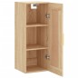 vidaXL Armadietto a Muro Rovere Sonoma 34,5x34x90 cm Legno Multistrato vidaXL Armadietto a Muro Rovere Sonoma 34,5x34x90 cm Legno Multistrato