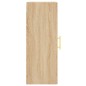 vidaXL Armadietto a Muro Rovere Sonoma 34,5x34x90 cm Legno Multistrato vidaXL Armadietto a Muro Rovere Sonoma 34,5x34x90 cm Legno Multistrato