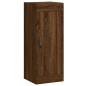 vidaXL Mobile a Parete Rovere Marrone 34,5x34x90 cm Legno Multistrato vidaXL Mobile a Parete Rovere Marrone 34,5x34x90 cm Legno Multistrato