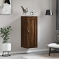 vidaXL Mobile a Parete Rovere Marrone 34,5x34x90 cm Legno Multistrato vidaXL Mobile a Parete Rovere Marrone 34,5x34x90 cm Legno Multistrato