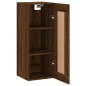 vidaXL Mobile a Parete Rovere Marrone 34,5x34x90 cm Legno Multistrato vidaXL Mobile a Parete Rovere Marrone 34,5x34x90 cm Legno Multistrato