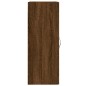 vidaXL Mobile a Parete Rovere Marrone 34,5x34x90 cm Legno Multistrato vidaXL Mobile a Parete Rovere Marrone 34,5x34x90 cm Legno Multistrato