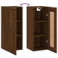 vidaXL Mobile a Parete Rovere Marrone 34,5x34x90 cm Legno Multistrato vidaXL Mobile a Parete Rovere Marrone 34,5x34x90 cm Legno Multistrato