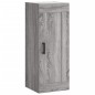 vidaXL Mobile a Parete Grigio Sonoma 34,5x34x90 cm Legno Multistrato vidaXL Mobile a Parete Grigio Sonoma 34,5x34x90 cm Legno Multistrato