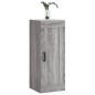 vidaXL Mobile a Parete Grigio Sonoma 34,5x34x90 cm Legno Multistrato vidaXL Mobile a Parete Grigio Sonoma 34,5x34x90 cm Legno Multistrato