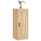 vidaXL Mobile a Parete Rovere Sonoma 34,5x34x90 cm Legno Multistrato vidaXL Mobile a Parete Rovere Sonoma 34,5x34x90 cm Legno Multistrato