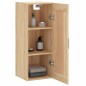 vidaXL Mobile a Parete Rovere Sonoma 34,5x34x90 cm Legno Multistrato vidaXL Mobile a Parete Rovere Sonoma 34,5x34x90 cm Legno Multistrato