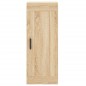 vidaXL Mobile a Parete Rovere Sonoma 34,5x34x90 cm Legno Multistrato vidaXL Mobile a Parete Rovere Sonoma 34,5x34x90 cm Legno Multistrato