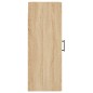vidaXL Mobile a Parete Rovere Sonoma 34,5x34x90 cm Legno Multistrato vidaXL Mobile a Parete Rovere Sonoma 34,5x34x90 cm Legno Multistrato