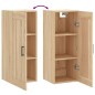 vidaXL Mobile a Parete Rovere Sonoma 34,5x34x90 cm Legno Multistrato vidaXL Mobile a Parete Rovere Sonoma 34,5x34x90 cm Legno Multistrato