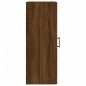vidaXL Mobile a Parete Rovere Marrone 34,5x34x90 cm Legno Multistrato vidaXL Mobile a Parete Rovere Marrone 34,5x34x90 cm Legno Multistrato