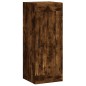 vidaXL Mobile a Parete Rovere Fumo 34,5x34x90 cm in Legno Multistrato vidaXL Mobile a Parete Rovere Fumo 34,5x34x90 cm in Legno Multistrato